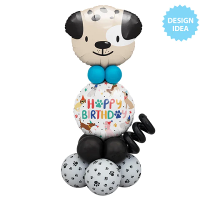 Cute puppy - foil balloon