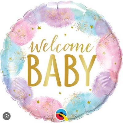 Welcome Baby - foil balloon