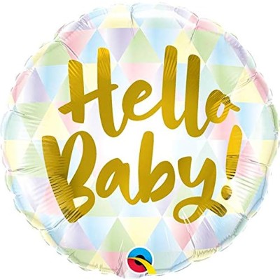 Hello baby - foil balloon