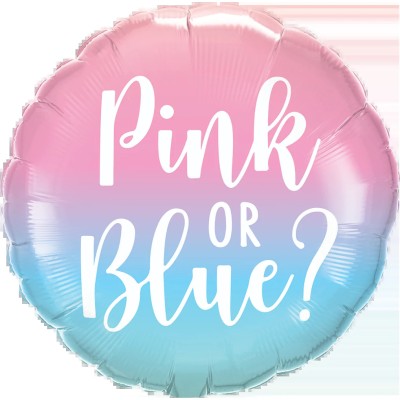 Pink or blue? - foil balloon