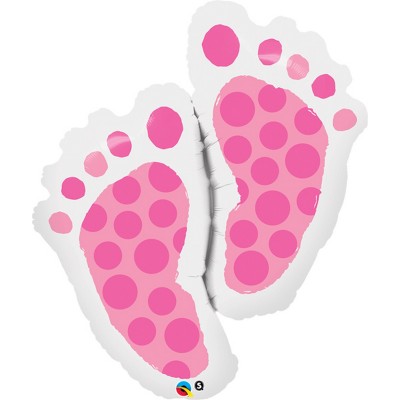 Baby feet Pink - foil balloon