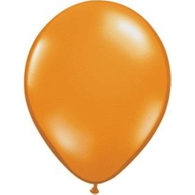 30 cm - metalik oranžna - balon