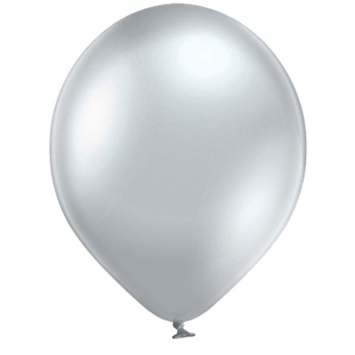 30 cm - krom srebrna - balon