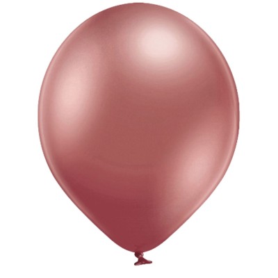 30 cm - krom roza zlata - balon