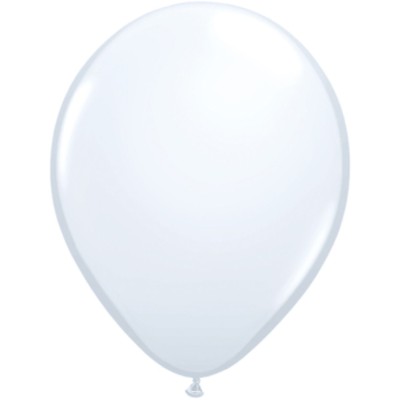 30 cm - bela - balon