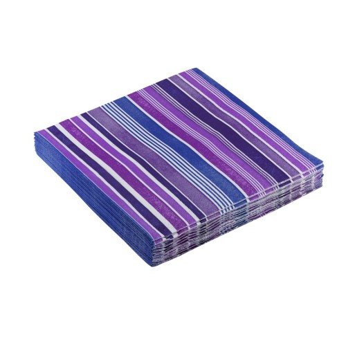 Curls purple napkins