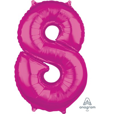 Number 8 - magenta