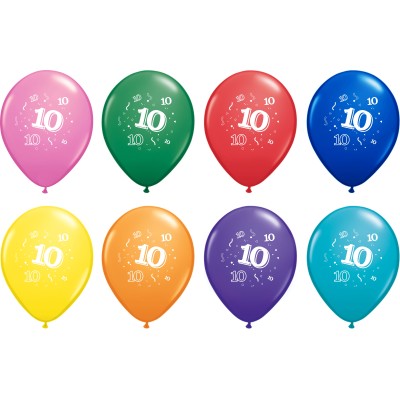 Balon tiskan - številka 10