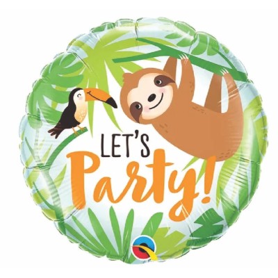 Let's Party Toucan&Sloth - foil balloon