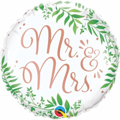 Mr. & Mrs.  - foil balloon