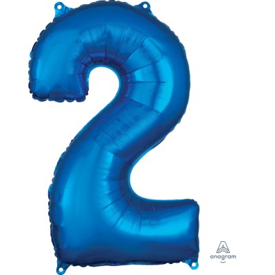 Folija balon - modra številka 2