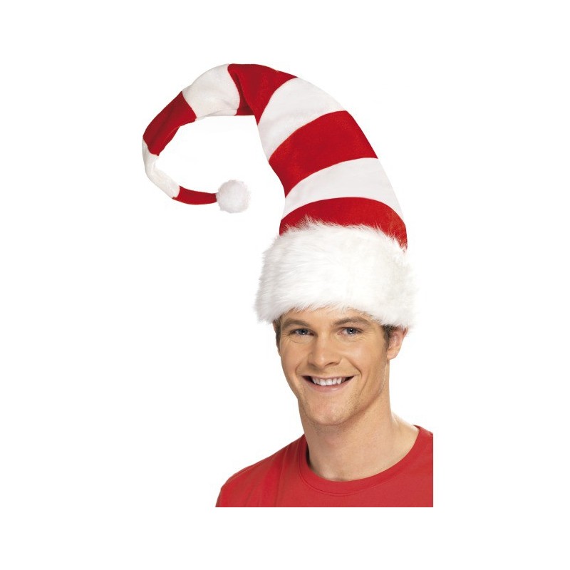 Črtasta božični klobuk