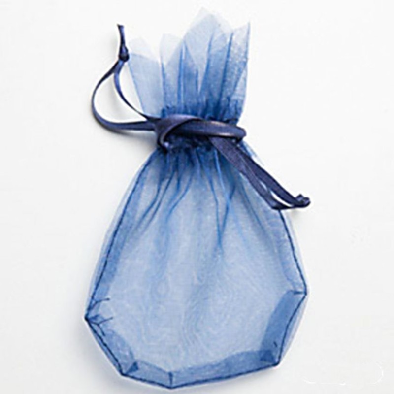 Organza vrečke-svetlo modre