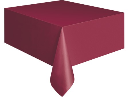 Plastic tablecover-red