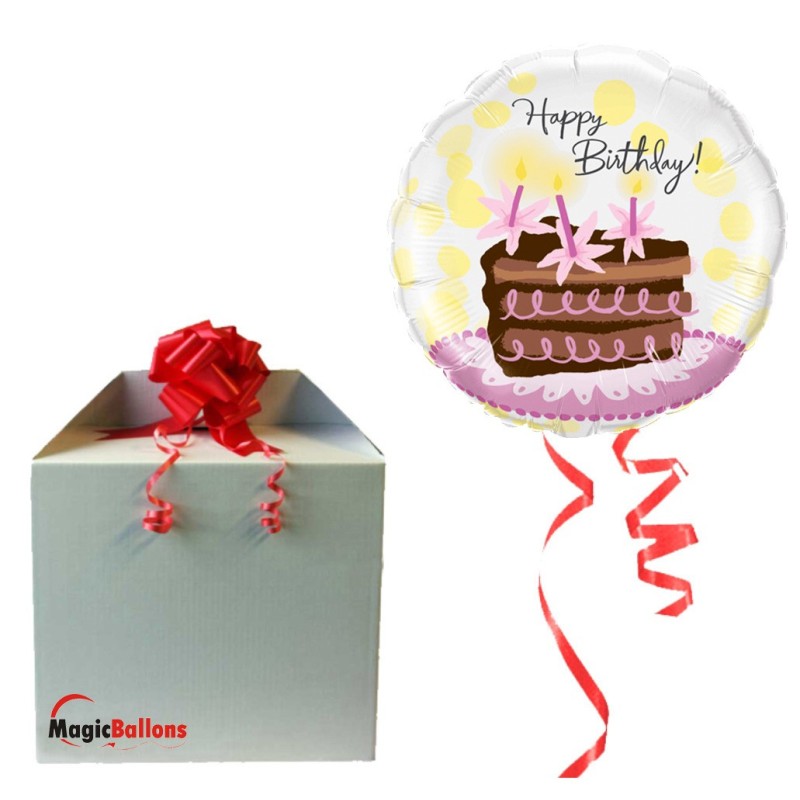 Ballon  " Birthday Boy "m. Helium befüllt