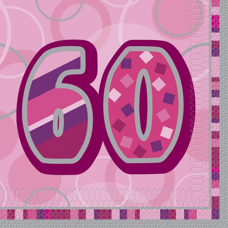 Glitz party -50  pink napkins