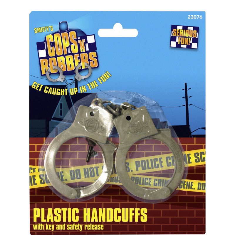 Police handcuffs plastics