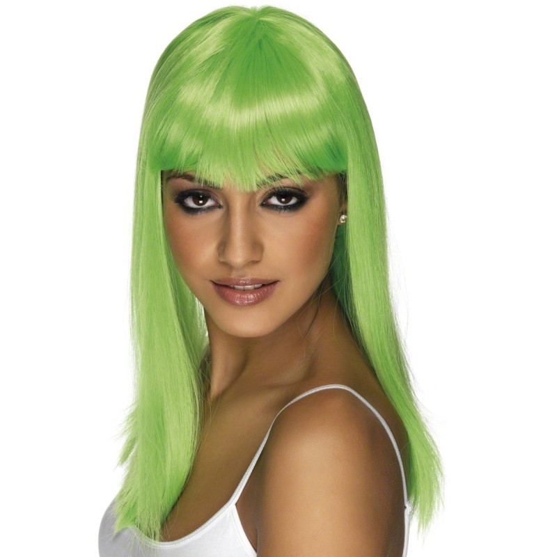 Glamourama neon yellow wig