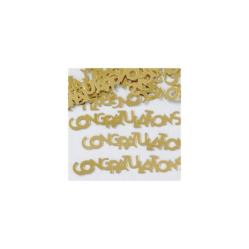 Konfetki - Congratulations Gold