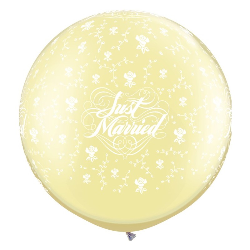 Just Married Flowers-A-Round