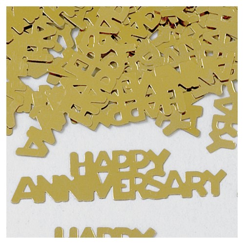 Konfeti - Happy Anniversary Gold