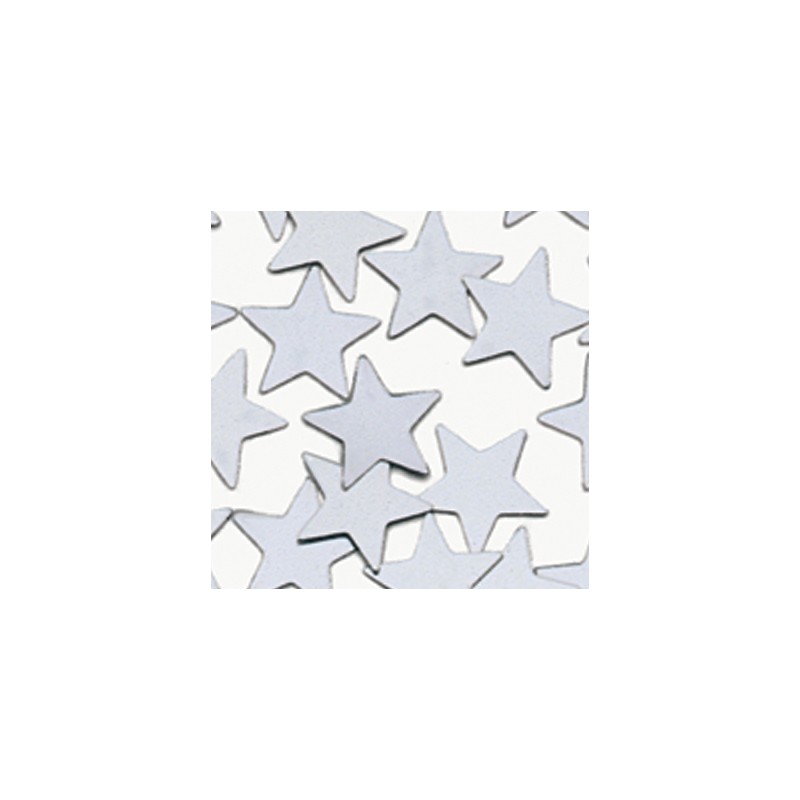 Konfetki - Silver Stars Large