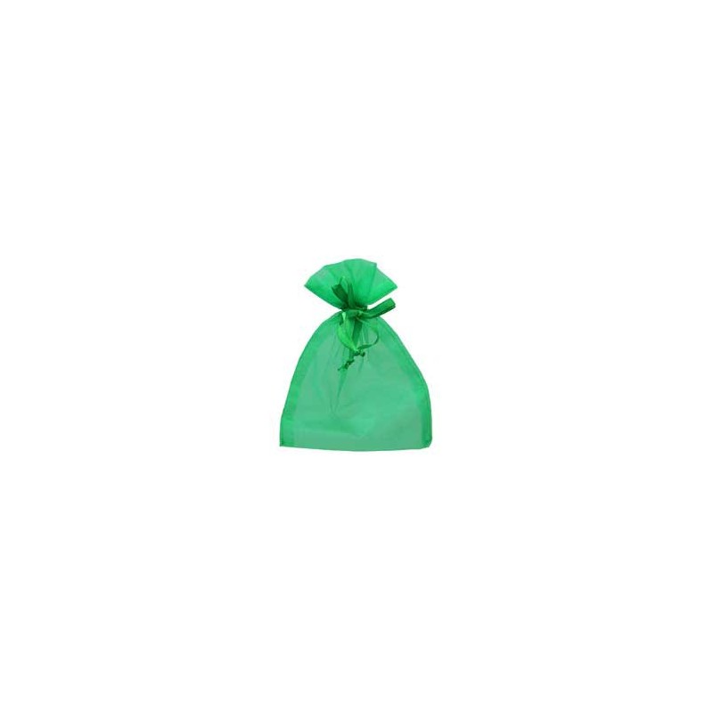 Organza pouches - Emerald Green
