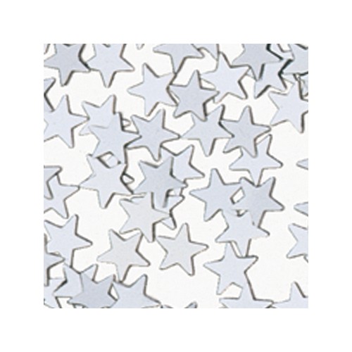 Konfetki - Silver Stars Mini