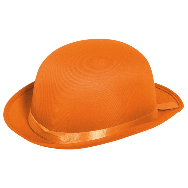 Oranžen okrogel  klobuček