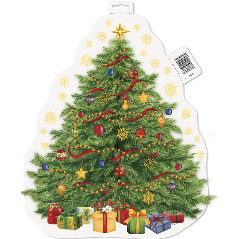 Cutout Starry Christmas Tree