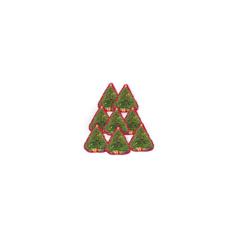 Cutout Starry Christmas Tree
