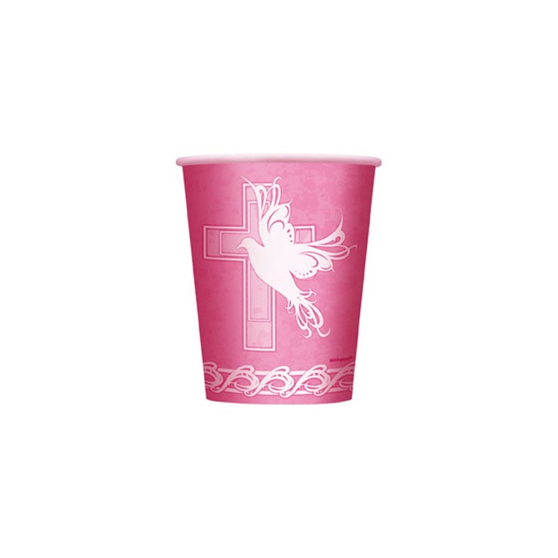 Dove Cross pink cups