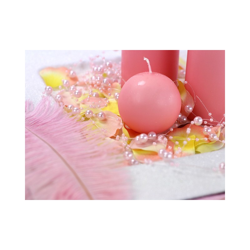 Girlande iz beads - rahlo roza