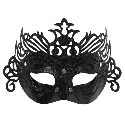 Black ornament mask