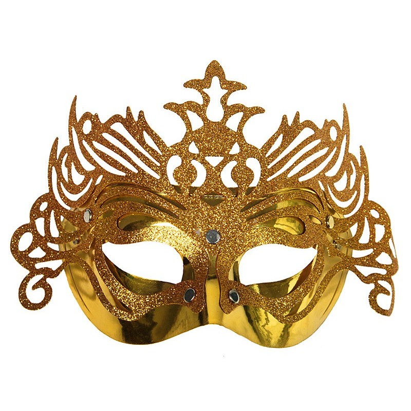 Zlata ornamentna maska