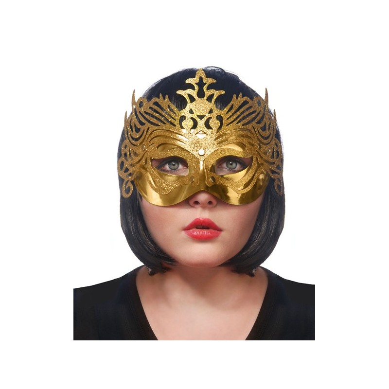 Gold ornament mask
