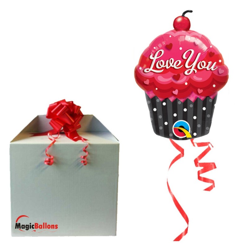 Love you Cupcake - helium balloon