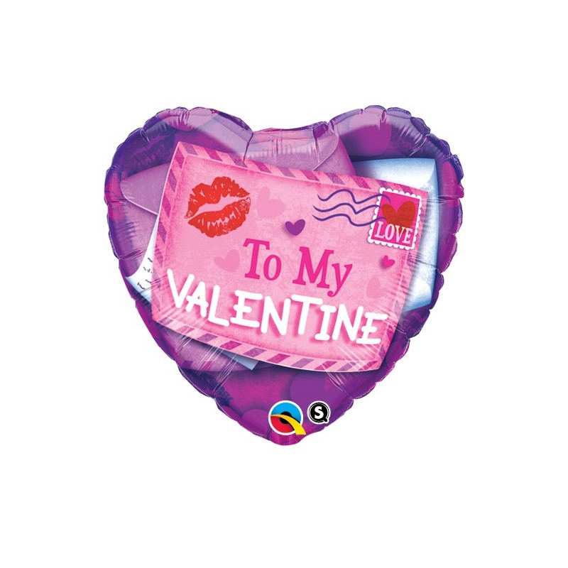 Valentine Sealed With a Kiss- helium balloon