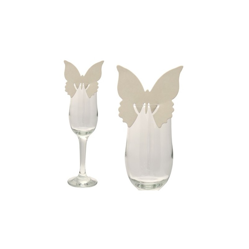 Ivory Butterfly Place Cards
