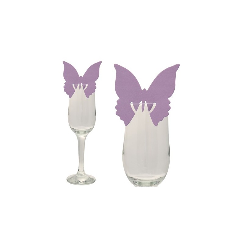 Lilac butterfly place cards