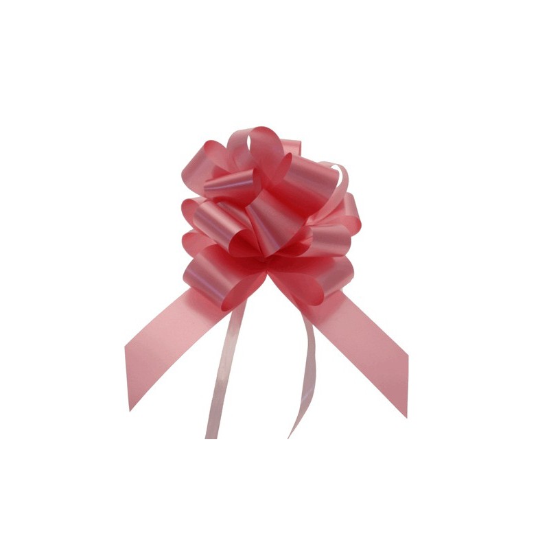 Pull bow pink 3 cm