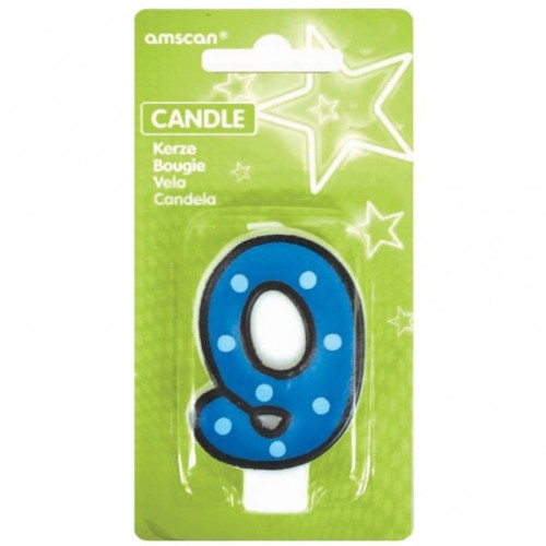 White dots candle - 9