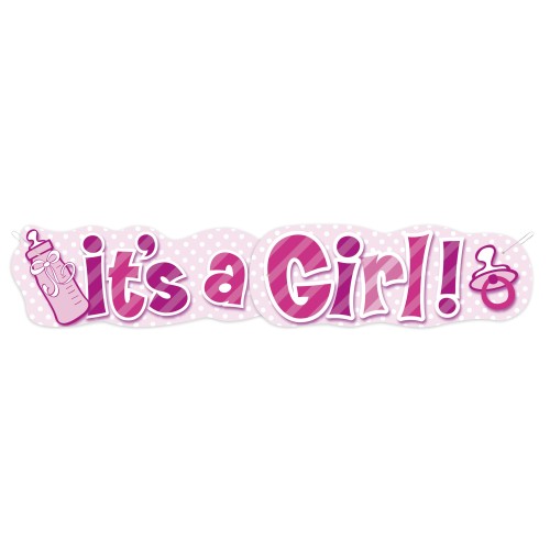 It's a girl banner