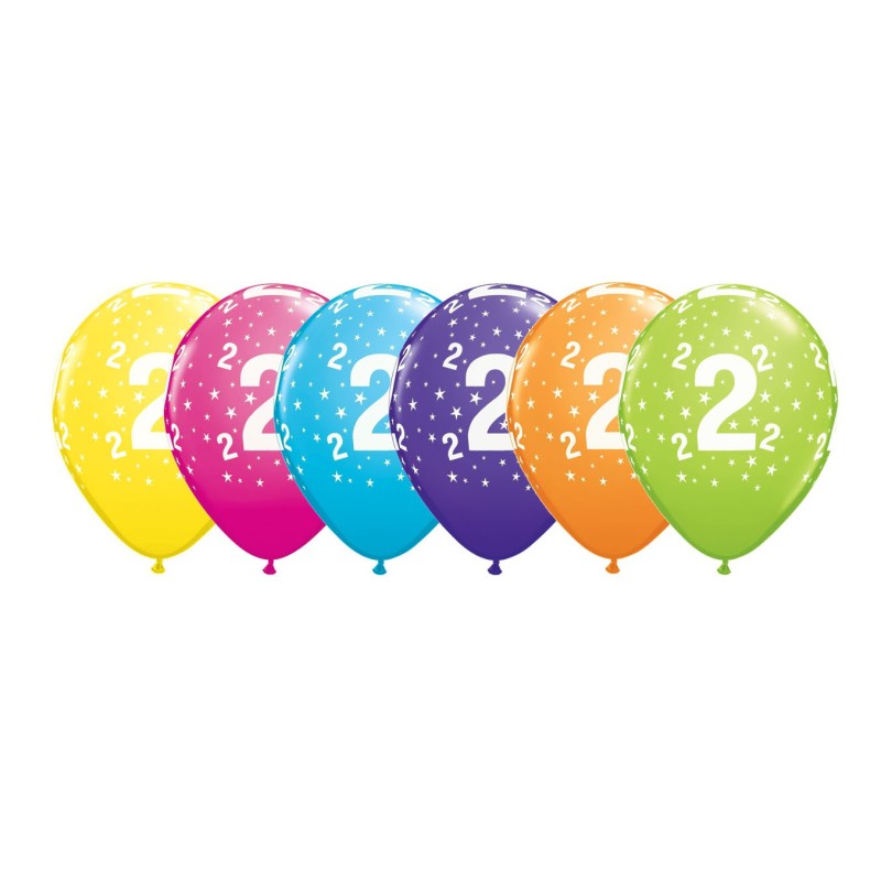 Printed balloons - number 2