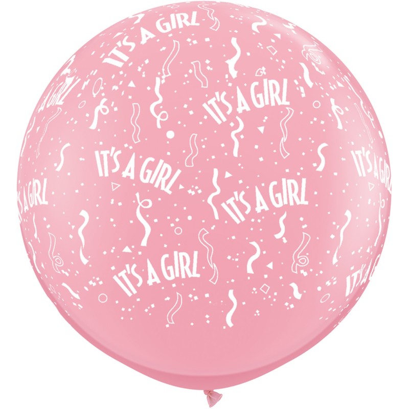 Veliki tiskani balon - It's a girl
