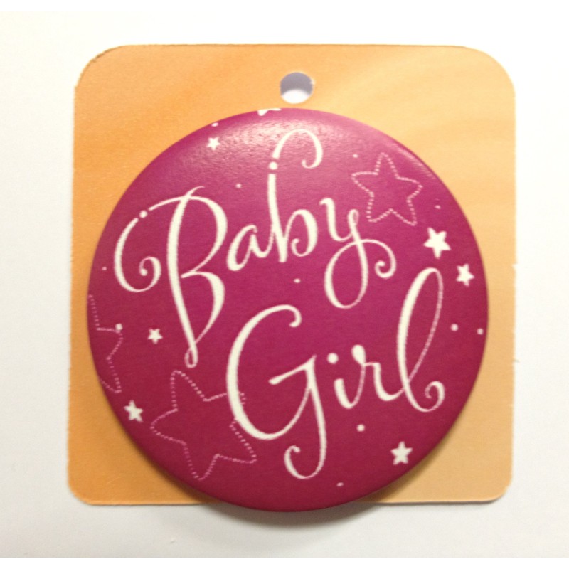 Button Anstecker Brosche - Baby Girl