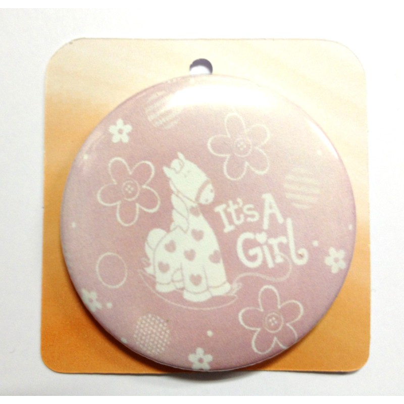 Button badge - It's a girl