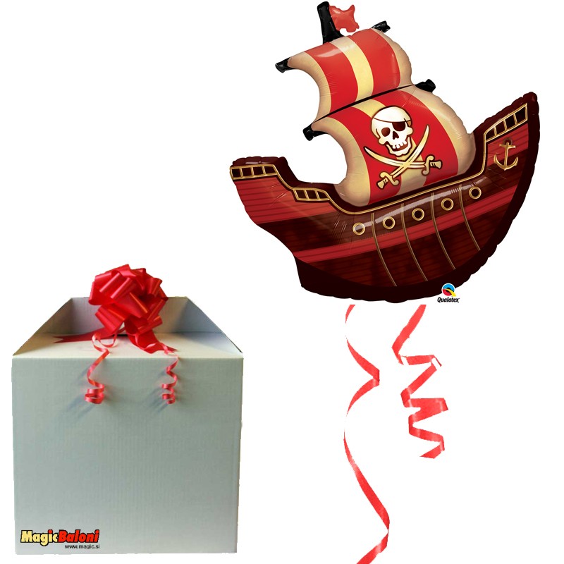 Gusarji - balon Pirate Ship - napihnjen