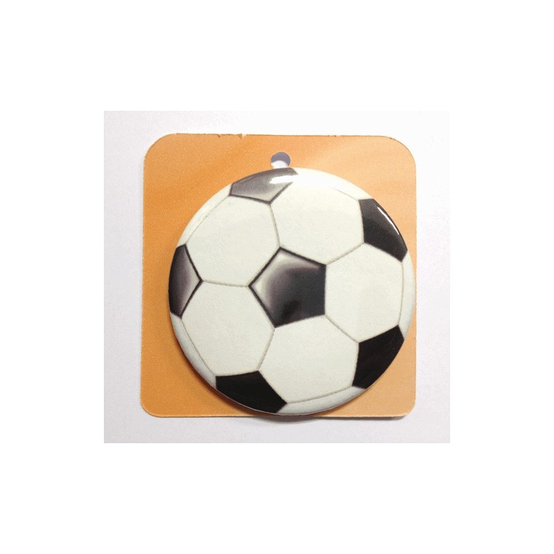 Button badge - Soccer ball