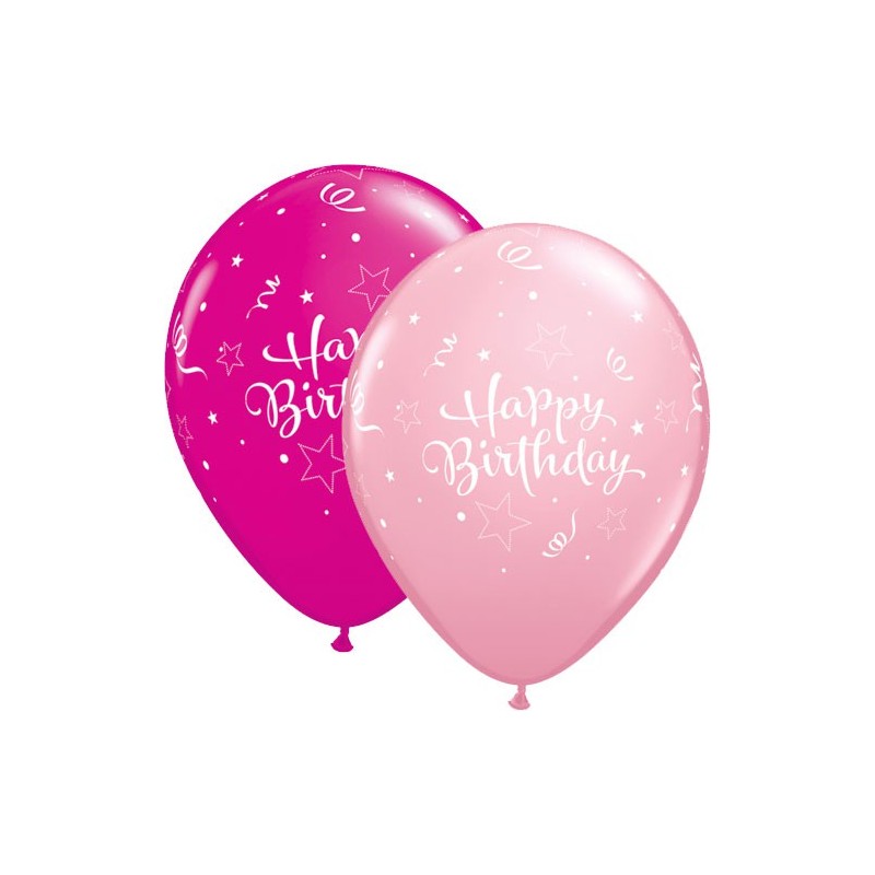 Birthday Shining Star - wild berry & pink